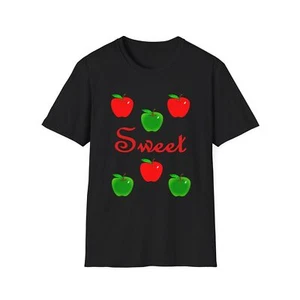 Sweet Apple Fruit T-Shirt Summer Gift Tee - Picture 1 of 9