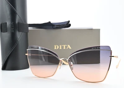 Gafas de sol Dita Starspann DTS431-61-02 RGD dorado brillante ojo de gato azul de lujo embalaje original Foto 1 de 4