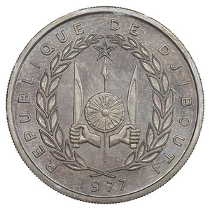 Djibouti - 100 francs 1977 ESSAI dromadaires - cupronickel - scellé FDC - KM.E7 - Imagen 1 de 2