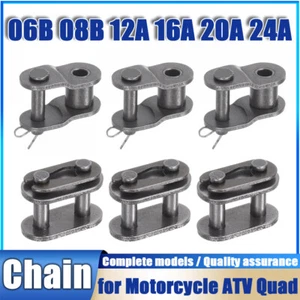 Chain Link 06B 08B 10A 12A 16 20A for Motorcycle ATV Quad DirtI Bike Mini Pocket - Picture 1 of 41