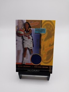 Nikki McCray 2002 Fleer Authentix WNBA Unripped Game Worn Jersey #D 47/50