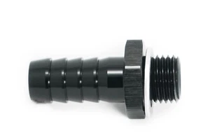 13mm - M14x1,25 Aluminium Schlauchanschluss / Schlauchtülle Schwarz eloxiert - Bild 1 von 3