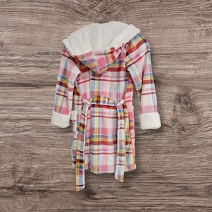 Girls Hooded Robe Kids size 10/12 mid thigh **FREE SHIPPING** - Picture 1 of 4