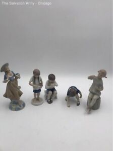 Vintage Bing & Grondahl figures, LLADRO , & a Porcelain made in Spain Figurine