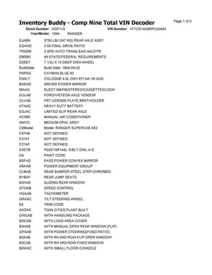 Fuel Pump Assembly Gasoline Super Cab Fits 89-94 RANGER 30066605 Foto 1 de 2