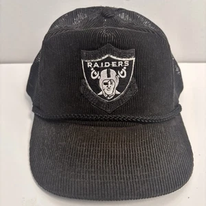 Vintage Nissin Raiders Cord/Mesh Snapback Truckermütze - Bild 1 von 8