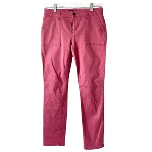 Red Denim Capris Pants by American Living Size 4 - Picture 1 of 9
