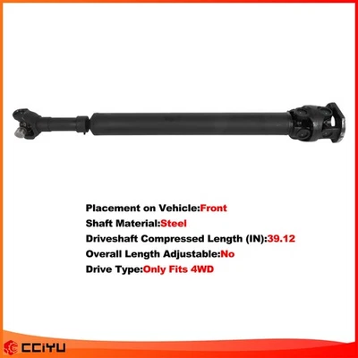 Árbol de transmisión delantero 938-063 4x4 65-9302 para Ford Excursion 2000-2005 V10 V8 Foto 1 de 4