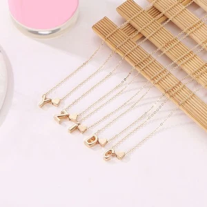 26 Letters in Stainless Steel Necklace Symbolizing Love and Connection - Picture 1 of 38