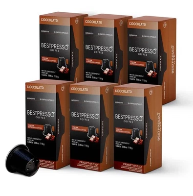 Bestpresso Coffee for Nespresso Machine 120pods Chocolate  Blend-MED Intensity - Image 1 of 4