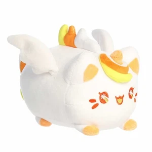 Aurora - Tasty Peach - 7" Candy Corn Pegasus Meowchi Spooky Stuffed Animal - Picture 1 of 5
