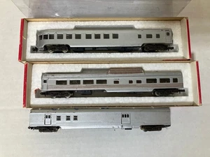 Lot of 3 Con- Cor N Scale Dome Car, 2 other silver cars READ Japan - Picture 1 of 10