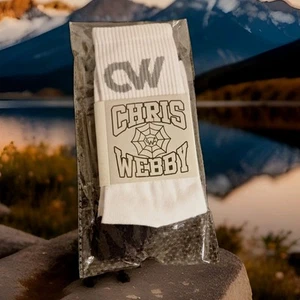 Chris Webby Socks White NEW Wednesday Spose Watsky - Foto 1 di 7