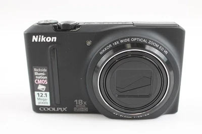 Nikon Coolpix S9100 Digital Compact Camera Working w/ Nikkor 18x Wide Zoom Lens - Image 1 of 4