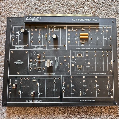 Libro de trabajo Lab-Volt AC 1 Fundamentals 91003-20 Junta y estudiante Foto 1 de 4