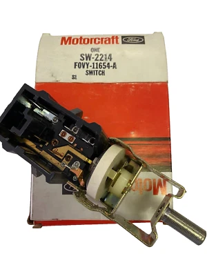 FORD SW2214 F0VY11654A HEADLIGHT SWITCH 1990 - 1994 LINCOLN TOWN CAR - Image 1 of 4