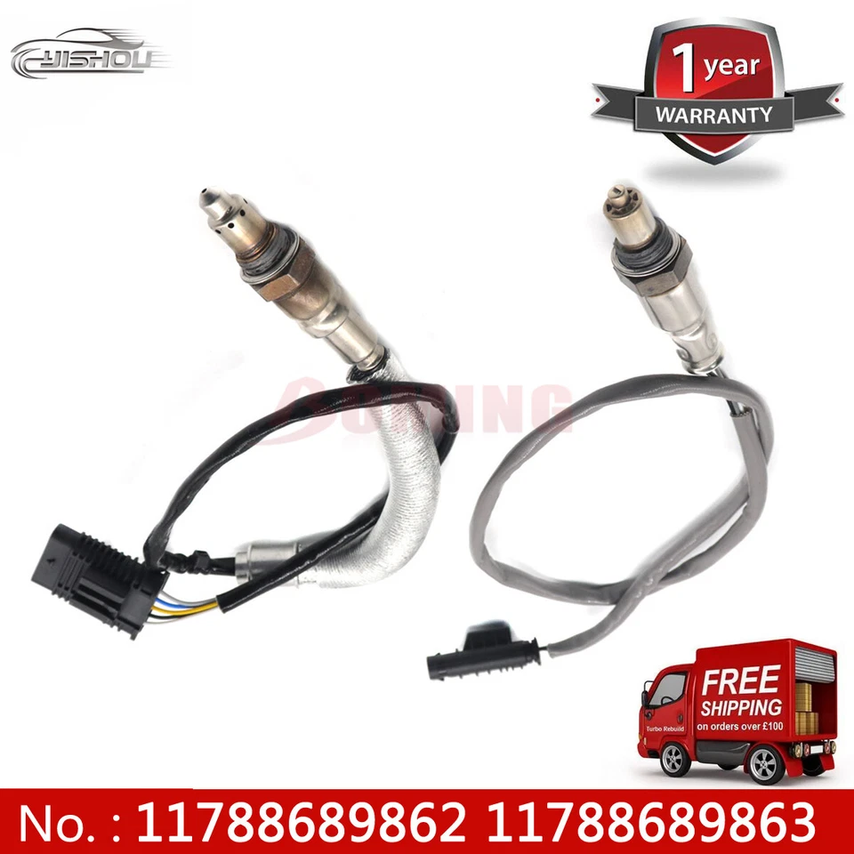 For BMW X3 X4 X5 X6 540i 2019-2023 Air Fuel Ratio Lambda O2 Oxygen Sensor 2PCS - Image 1 of 4