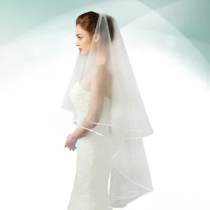 Abito da Sposa Accessori Pizzo Appliques Matrimonio Velo Sposa Matrimonio - Foto 1 di 11