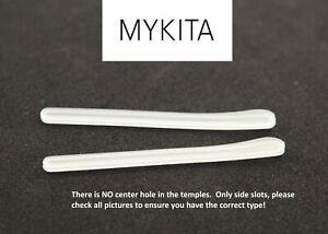 NEW MYKITA Eyeglasses Temple Sleeves Covers Clear Slot Press in/ Snap on No Hole