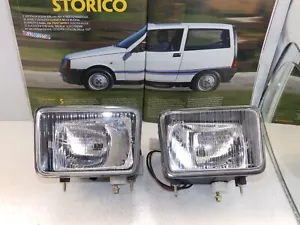 AUTOBIANCHI Y 10 TURBO DEL 87 - FENDINEBBIA DX E SX BIANCHI ORIGINALI CARELLO - Foto 1 di 3