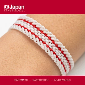 Japan Flag Bracelet, Gift for Men, Friendship Bracelet, Japanese ... - Picture 1 of 16