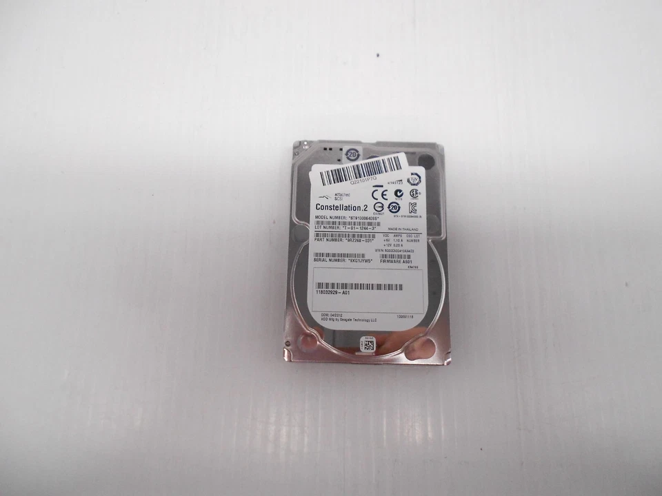Seagate 1TB 7.2K 2.5" 6G SAS Server Hard Drive HP Dell supermicro ST91000640SS - Image 1 of 1