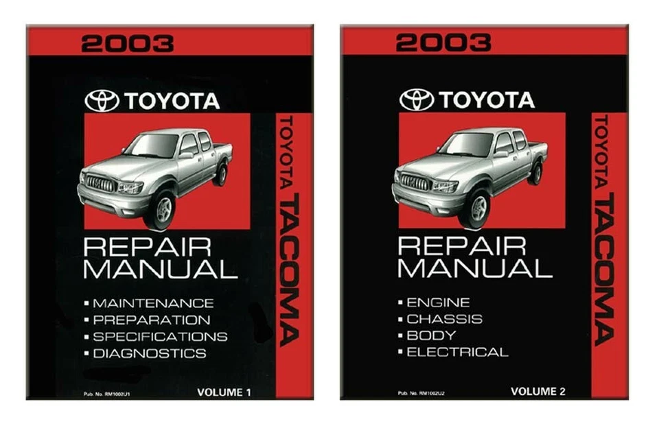 Toyota Tacoma 2003 taller manual de reparación libro motor transmisión OEM Foto 1 de 4