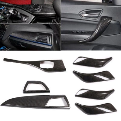For BMW 1 Series F20 F21 116i 118i 120i M135i Carbon Fiber ABS Interior Trim Set - Image 1 of 4