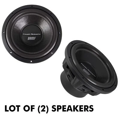 Power Acoustik 12" Sub Woofer Dual 2 ohm 7000 Watts Max Total, SOLD IN PAIRS - Image 1 of 4
