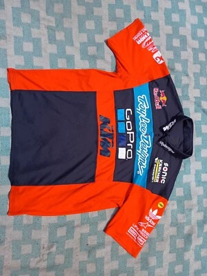 2016 Red Bull KTM Racing pit shirt troy lee designs go pro large - Image 1 of 2