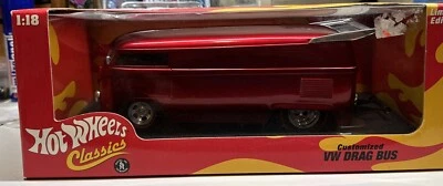 Autobús de arrastre VW personalizado Hot Wheels Classics 1/18 edición limitada Foto 1 de 3
