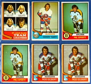 1974-75 O-Pee-Chee Singles U-Pick From List-#'s 199-396 - Picture 1 of 77