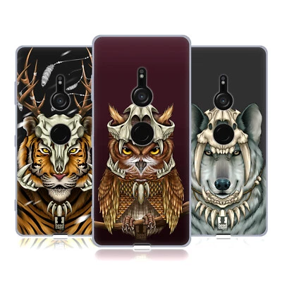 FUNDA DE GEL SUAVE HEAD CASE DESIGNS CORONA CALAVERA VIDA SILVESTRE PARA TELÉFONOS SONY 1 Foto 1 de 4