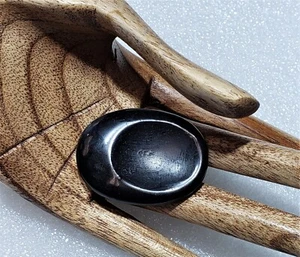 Lot 2 pcs Metaphysical Russia Karelia Shungite worry stone Meditation Protection - Picture 1 of 3