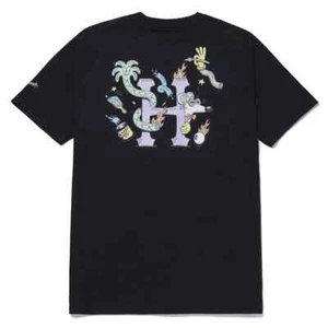 Huf Worldwide Skateboard Shirt T-Shirt Tee Steven Harrington H Black in M - Picture 1 of 4