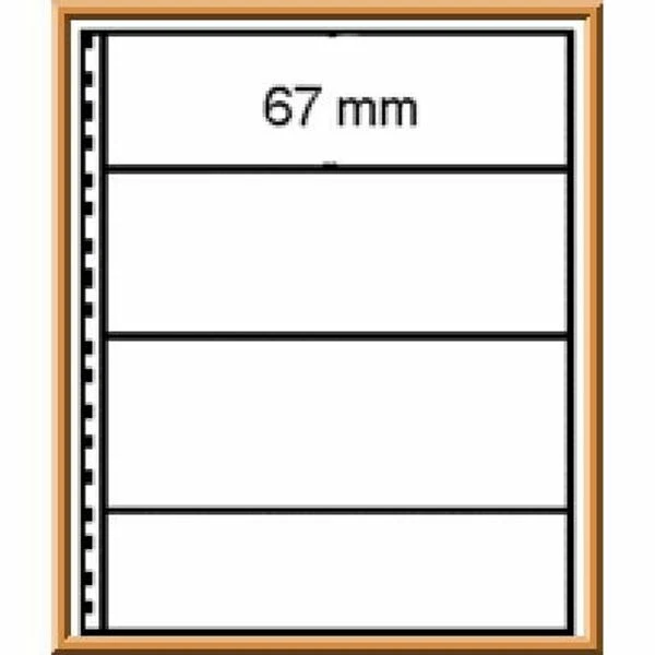 Lindner 04 Feuilles de classement Omnia, noire - à l'unité - Photo 1/1