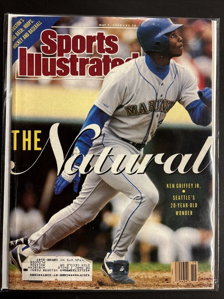 1990 年 5 月 7 日体育画报 西雅图水手 Ken Griffey Jr The Natural FC — 第 1/1 张图片