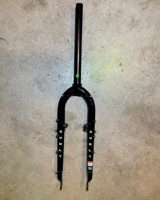 Surly Troll Gabel - Stahl - 26 Zoll - Scheiben- oder Felgenbremsen - schwarz - Bild 1 von 2