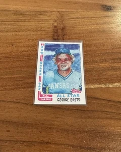 George Brett 2025 Topps Shoebox Treasures x Friedman 1982 Topps Reprint NRMT+ - Bild 1 von 2