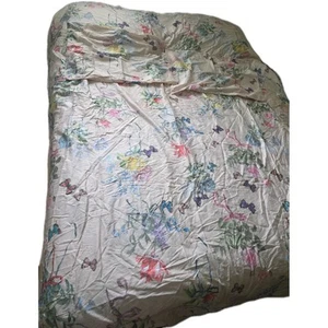 Funda nórdica Pottery Barn Monique Lhuillier floral completa reina mariposa con 2 fundas - Imagen 1 de 12