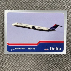 Vintage 2003 Delta Air Lines Pilot Trading Card #2 Boeing MD-88 *RARE Aviation - Picture 1 of 5