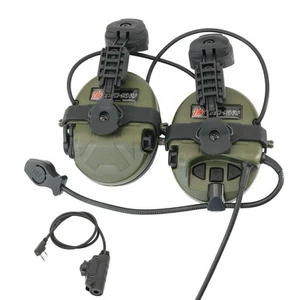 Tactical Headset mit ARC Rail Adapter, Gehörschutz Kopfhörer mit... - Bild 1 von 7