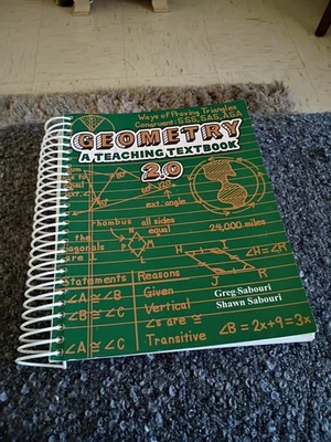 Geometry Teaching Textbooks 2.0 - Textbook only - Very Good - Image 1 of 4
