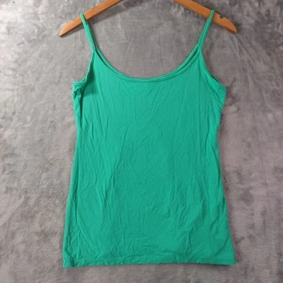 Camiseta sin mangas J Crew para mujer verde 365 elástica cami XS calce ajustado estilo L2281 capas Foto 1 de 4