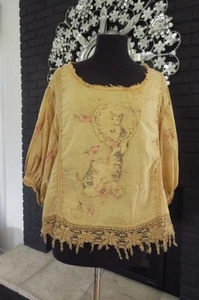 Magnolia Pearl Floral Francie Blouse ~ Amber Rose - Picture 1 of 4