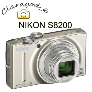 Nikon COOLPIX S8200 Digital Camera 14x 16.10 MP High Dynamic Range (HDR) Silver - Picture 1 of 11