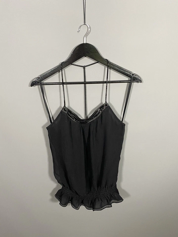 TED BAKER HALTER NECK Top - Size 2 UK10 - Silk - Great Condition - Women’s - Image 1 of 3