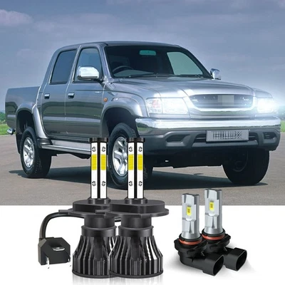 Combo de faros antiniebla de haz alto bajo LED para Toyota Hilux 2004-2019 Foto 1 de 4