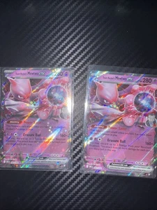 2x Team Rocket's Mewtwo ex 081/182 Sv10: Destined Rivals Holo - Picture 1 of 1