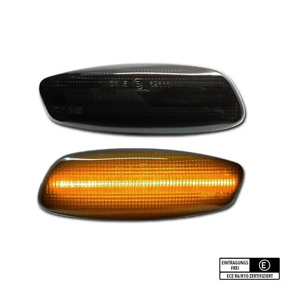 SCHWARZE LED Seitenblinker Citroen C3 C4 Picasso C5 DS3 Cabrio DS4 - Bild 1 von 4
